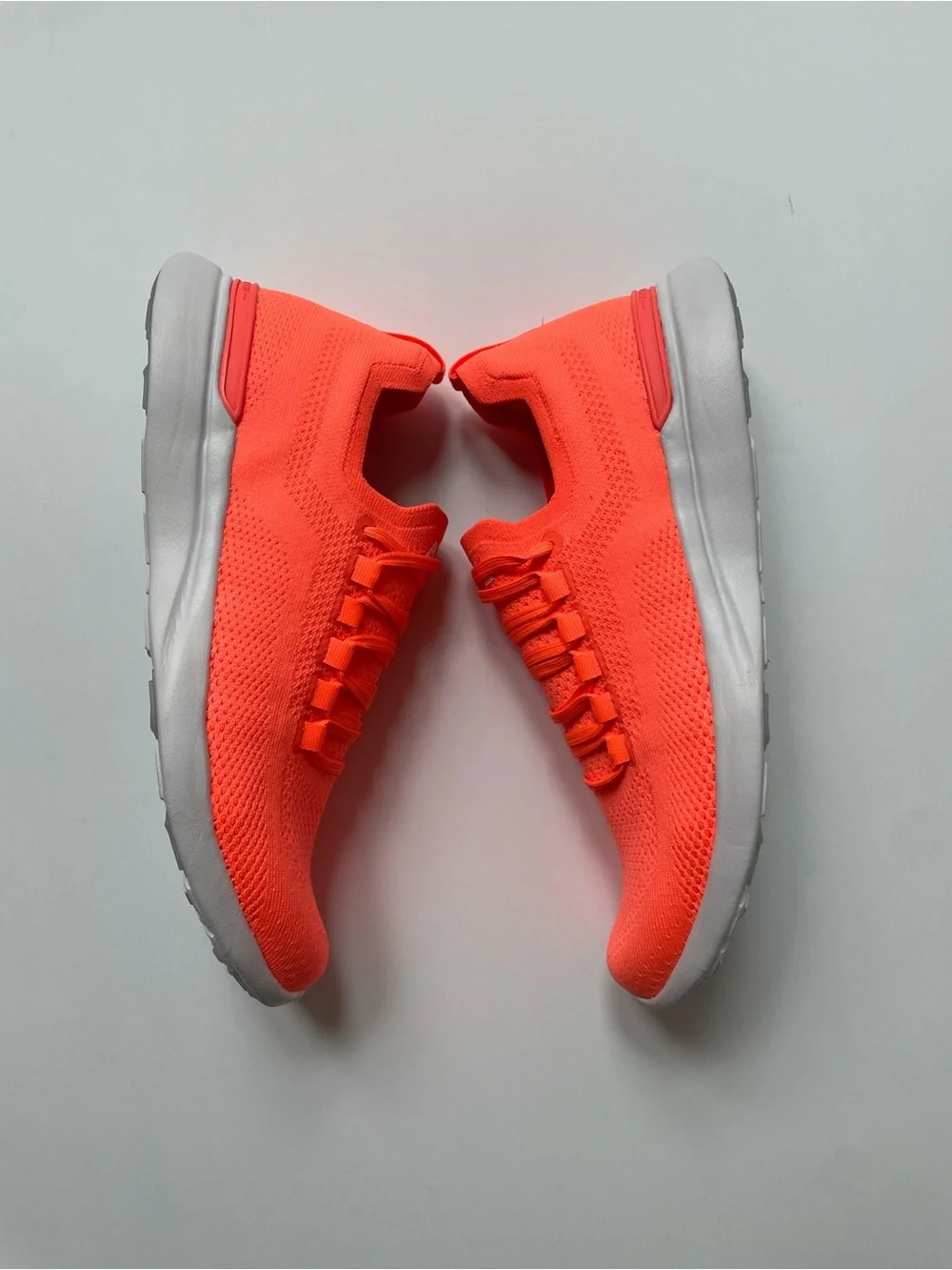 NWOT APL Techloom Breeze Women's Neon Coral Knit Lace-Up Sneakers